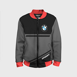 Бомбер детский BMW SPORT БМВ СПОРТ, цвет: 3D-красный
