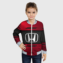 Бомбер детский Honda Sport, цвет: 3D-серый — фото 2