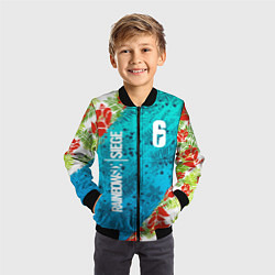 Бомбер детский Rainbow Six: Sunsplash Pack, цвет: 3D-черный — фото 2