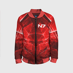 Бомбер детский Mass Effect: Red Armor N7, цвет: 3D-красный