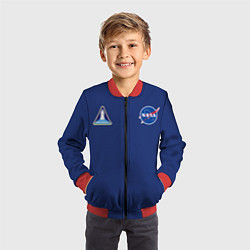 Бомбер детский NASA: Special Form, цвет: 3D-красный — фото 2