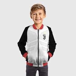 Бомбер детский JUVENTUS SPORT, цвет: 3D-красный — фото 2