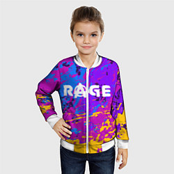 Бомбер детский RAGE 2, цвет: 3D-белый — фото 2