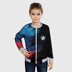 Бомбер детский BMW, цвет: 3D-серый — фото 2