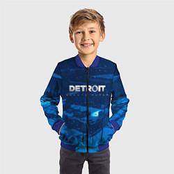 Бомбер детский Detroit: Become Human, цвет: 3D-синий — фото 2