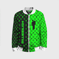 Бомбер детский BILLIE EILISH x LV Green, цвет: 3D-белый