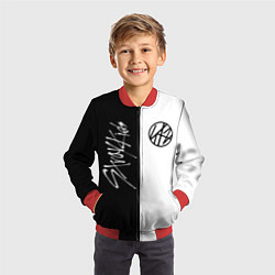Бомбер детский Stray Kids, цвет: 3D-красный — фото 2