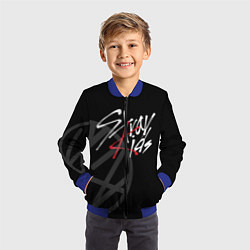 Бомбер детский Stray Kids, цвет: 3D-синий — фото 2