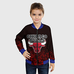 Бомбер детский CHICAGO BULLS, цвет: 3D-синий — фото 2