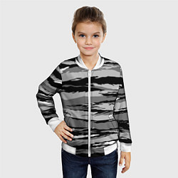 Бомбер детский ОМОН, цвет: 3D-белый — фото 2