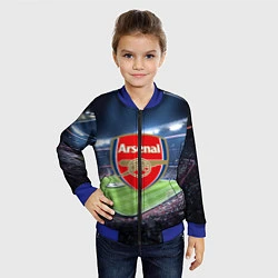 Бомбер детский FC Arsenal, цвет: 3D-синий — фото 2