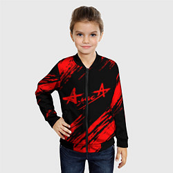 Бомбер детский АлисА, цвет: 3D-черный — фото 2