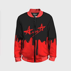 Бомбер детский АлисА, цвет: 3D-красный