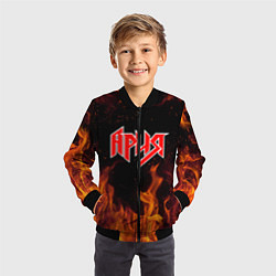 Бомбер детский АРИЯ, цвет: 3D-черный — фото 2