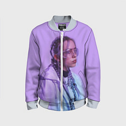 Бомбер детский BILLIE EILISH, цвет: 3D-серый