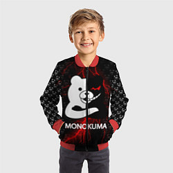Бомбер детский MONOKUMA, цвет: 3D-красный — фото 2