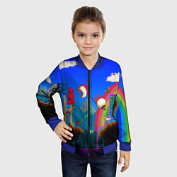 Бомбер детский TERRARIA GAME, цвет: 3D-синий — фото 2