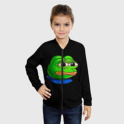 Бомбер детский Frog, цвет: 3D-черный — фото 2