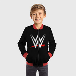 Бомбер детский WWE, цвет: 3D-красный — фото 2