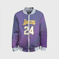 Бомбер детский Los Angeles Lakers Kobe Brya, цвет: 3D-серый