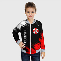 Бомбер детский UMBRELLA CORP, цвет: 3D-серый — фото 2