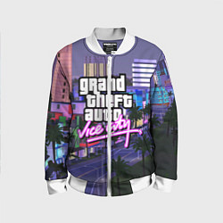 Бомбер детский Grand Theft Auto Vice City, цвет: 3D-белый