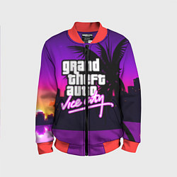 Бомбер детский GTA:VICE CITY, цвет: 3D-красный