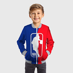 Бомбер детский NBA Kobe Bryant, цвет: 3D-серый — фото 2