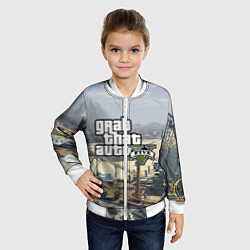 Бомбер детский GTA 5, цвет: 3D-белый — фото 2