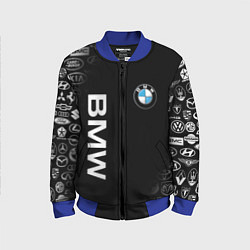 Бомбер детский BMW, цвет: 3D-синий