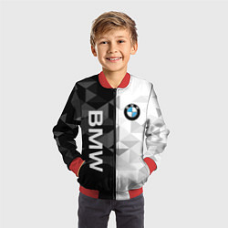 Бомбер детский BMW, цвет: 3D-красный — фото 2