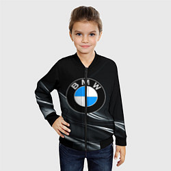 Бомбер детский BMW, цвет: 3D-черный — фото 2