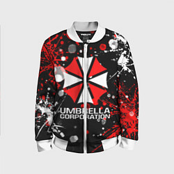 Бомбер детский UMBRELLA CORPORATION, цвет: 3D-белый