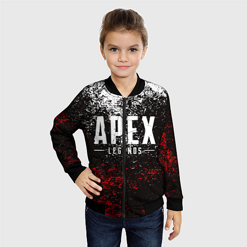 Детский бомбер APEX LEGENDS / 3D-Черный – фото 4