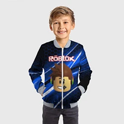 Бомбер детский ROBLOX, цвет: 3D-серый — фото 2