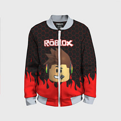 Бомбер детский ROBLOX, цвет: 3D-серый