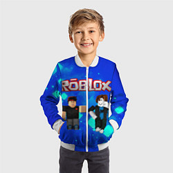 Бомбер детский ROBLOX, цвет: 3D-белый — фото 2