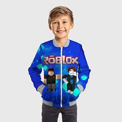 Бомбер детский ROBLOX, цвет: 3D-серый — фото 2