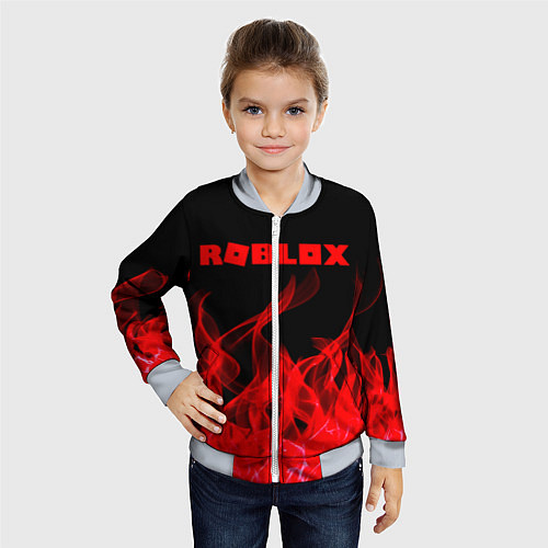 Детский бомбер ROBLOX / 3D-Серый – фото 4
