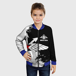 Бомбер детский Войска связи, цвет: 3D-синий — фото 2