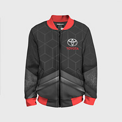 Бомбер детский TOYOTA, цвет: 3D-красный