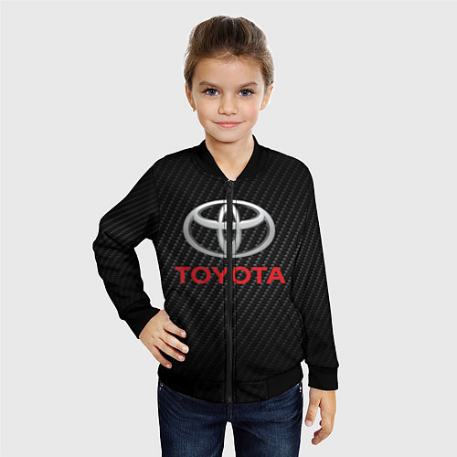 Детский бомбер TOYOTA / 3D-Черный – фото 4