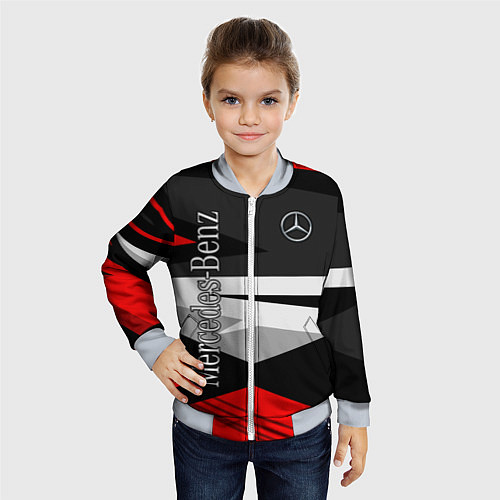Детский бомбер Mercedes-Benz / 3D-Серый – фото 4