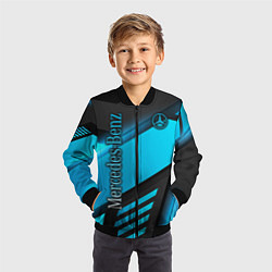 Бомбер детский Mercedes-Benz, цвет: 3D-черный — фото 2