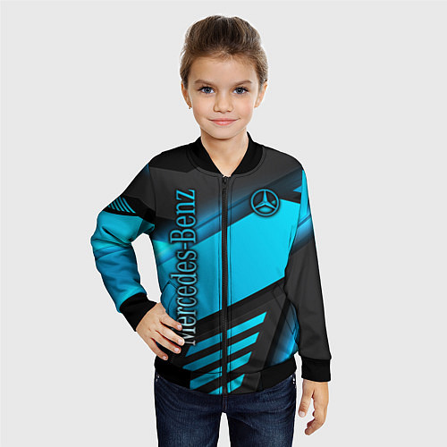 Детский бомбер Mercedes-Benz / 3D-Черный – фото 4