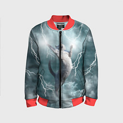 Детский бомбер Грозовой кошак