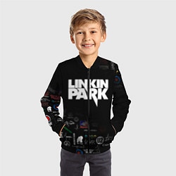 Бомбер детский LINKIN PARK, цвет: 3D-черный — фото 2