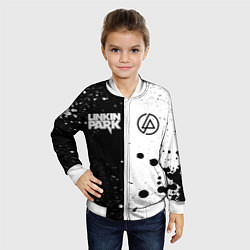 Бомбер детский LINKIN PARK, цвет: 3D-белый — фото 2