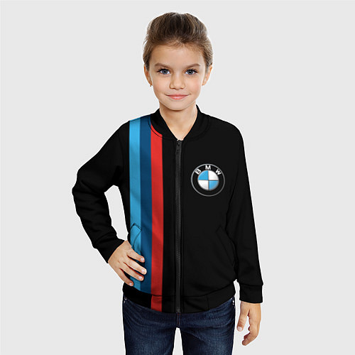 Детский бомбер BMW / 3D-Черный – фото 4