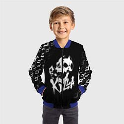 Бомбер детский KILLER QUEEN, цвет: 3D-синий — фото 2